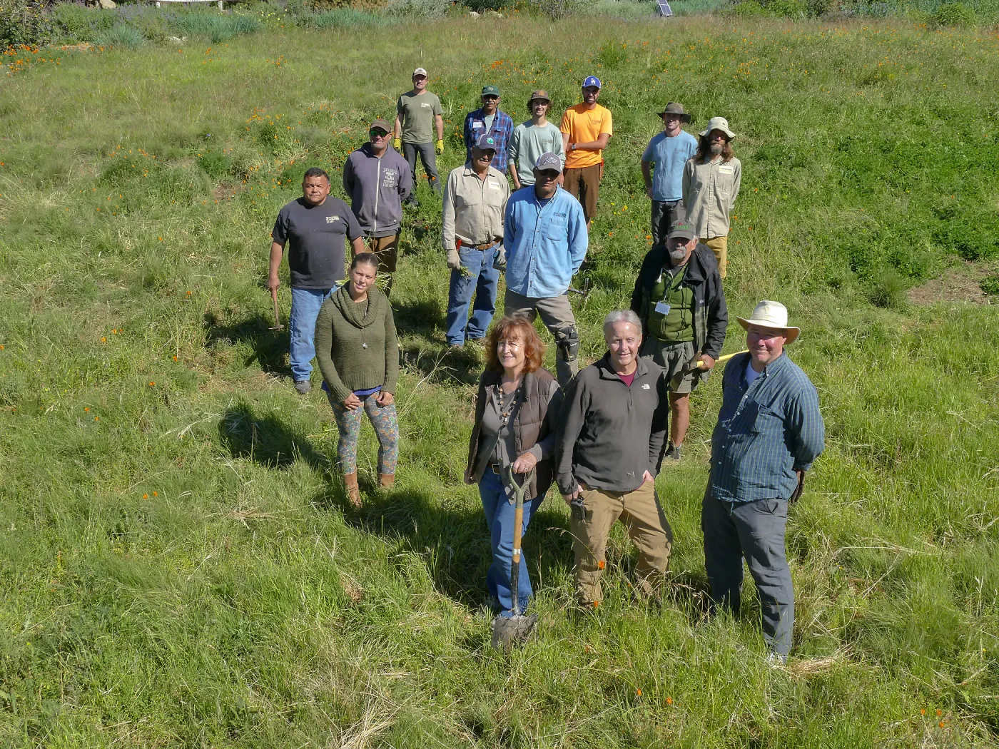 Horticulture staff portrait in the Meadow