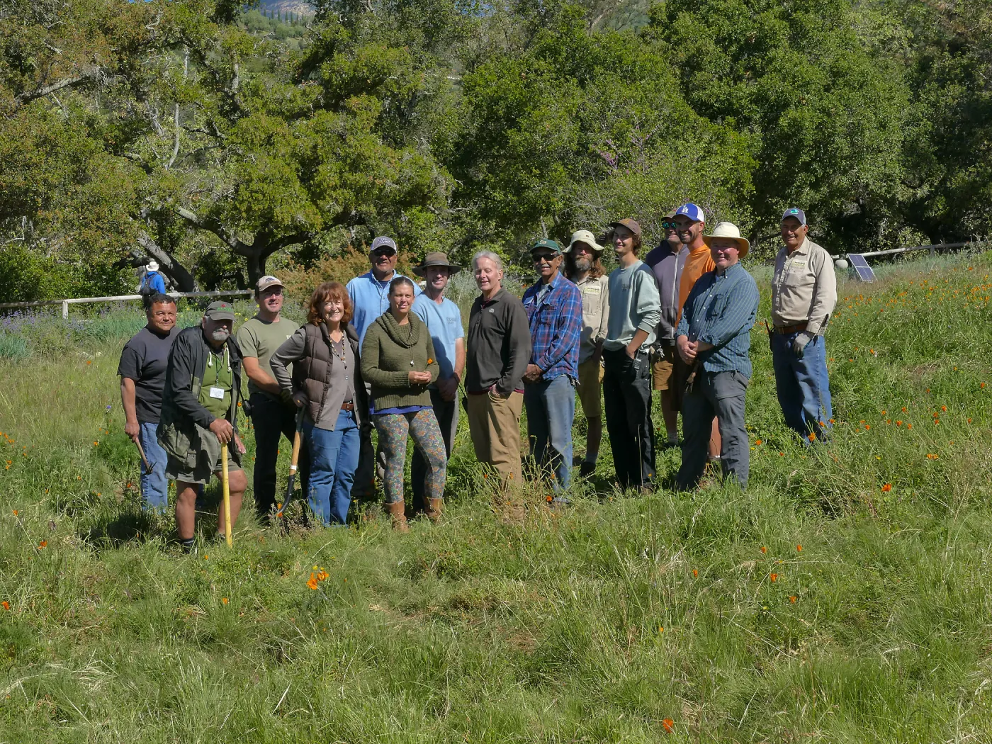 Horticulture staff portrait in the Meadow