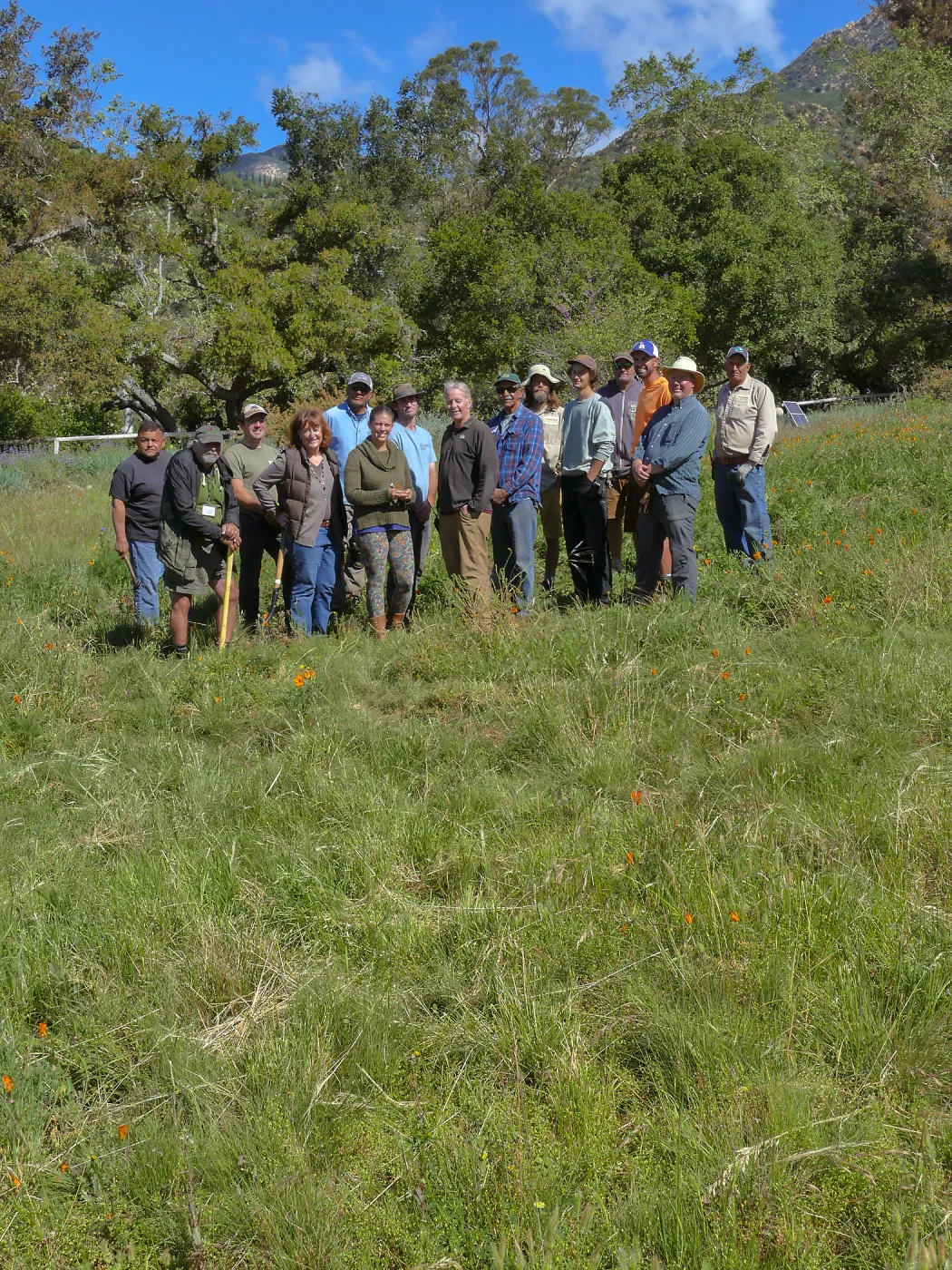 Horticulture staff portrait in the Meadow