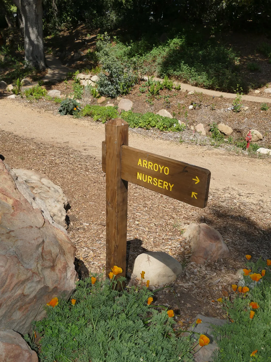 Wayfinding sign 16da (in location for 20cb)