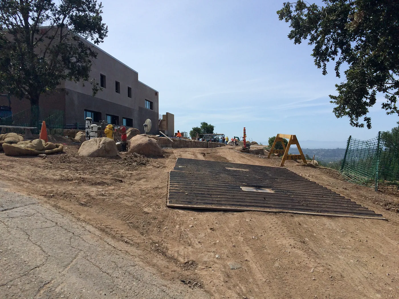 Construction at the Conservation Center