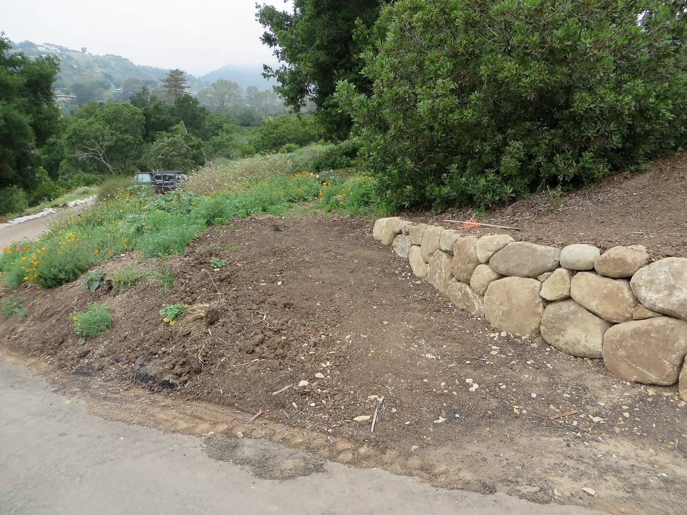 Construction of Southwest trail