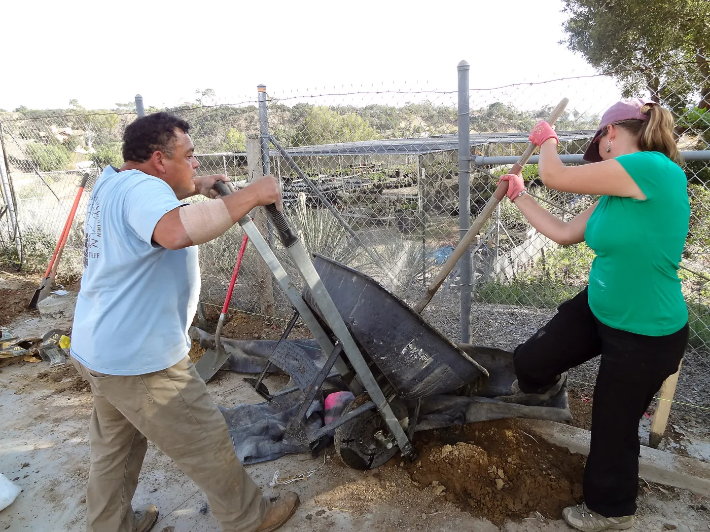 Construction at the Hort Unit, James Lechuga, Heather Wehnau
