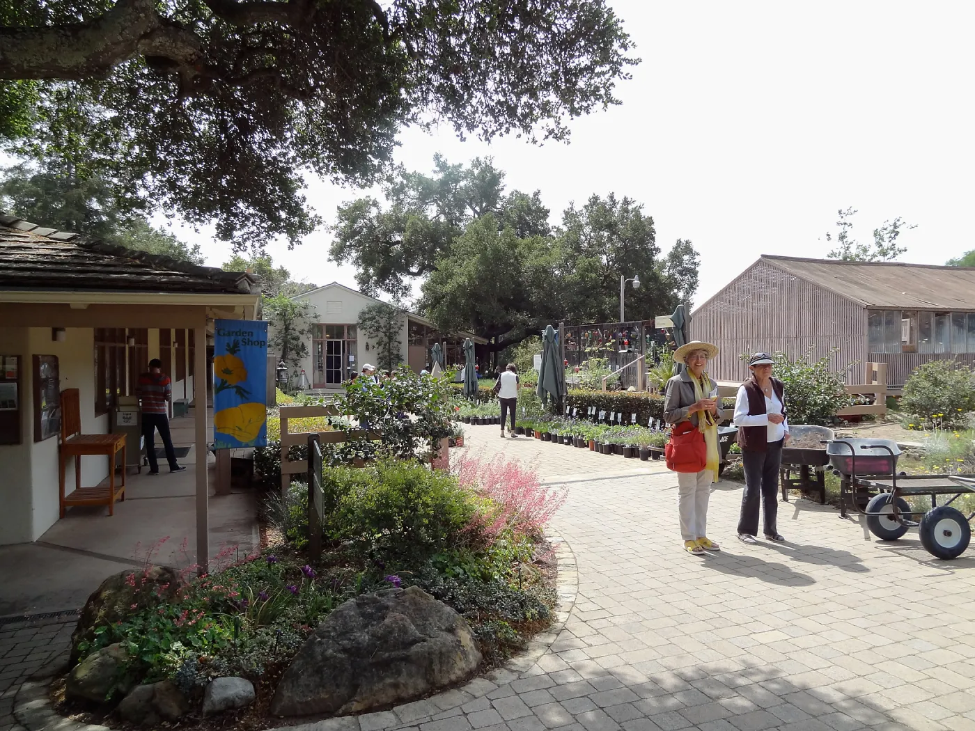 visitors shopping, Spring Plant Sale 2014