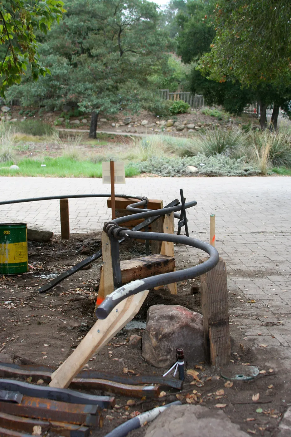 Orchid Display railing installation