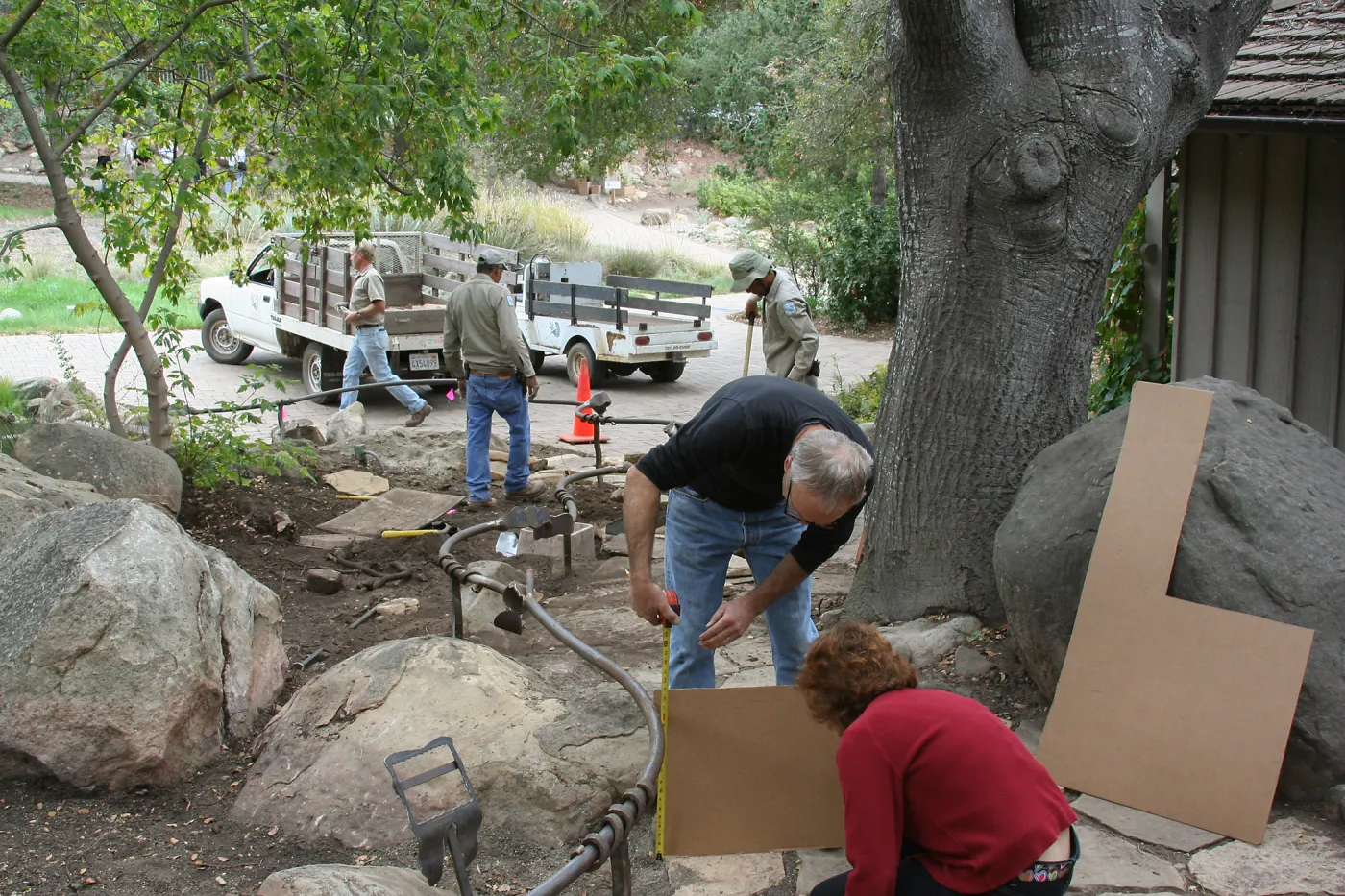 Orchid Display railing installation