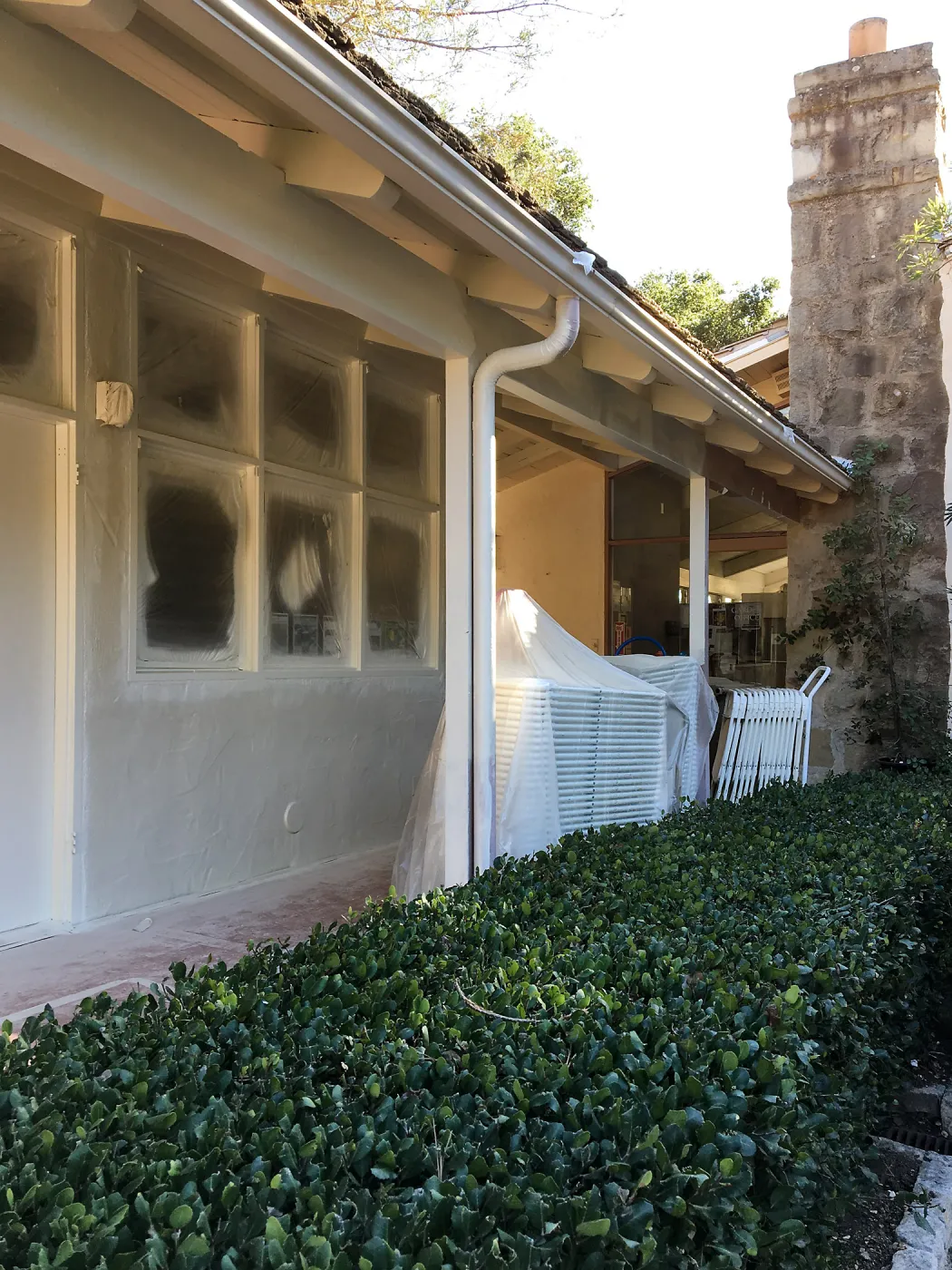 West side painting project, North Wing