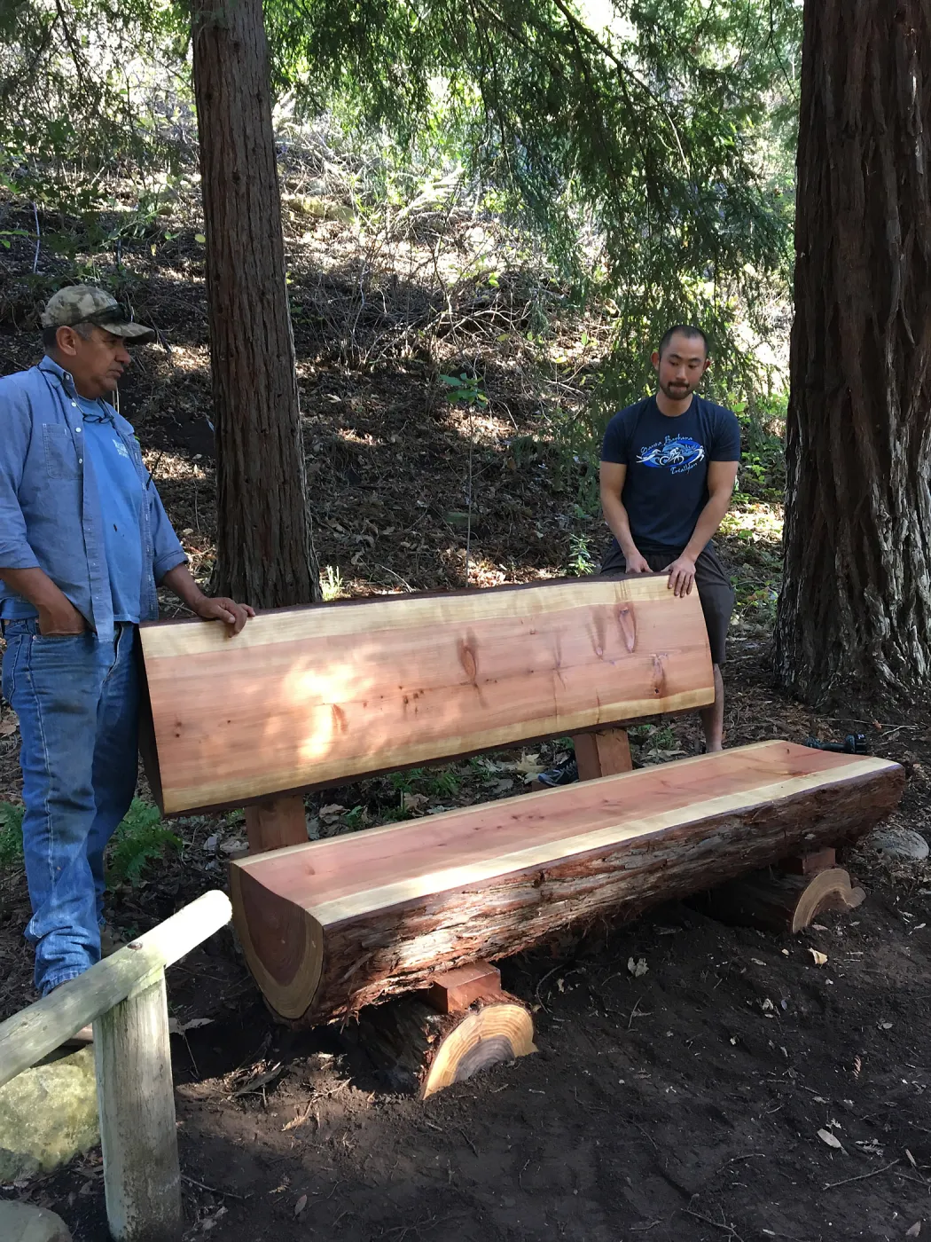 Koji Tanaka bench maker, Connie Harvie bench