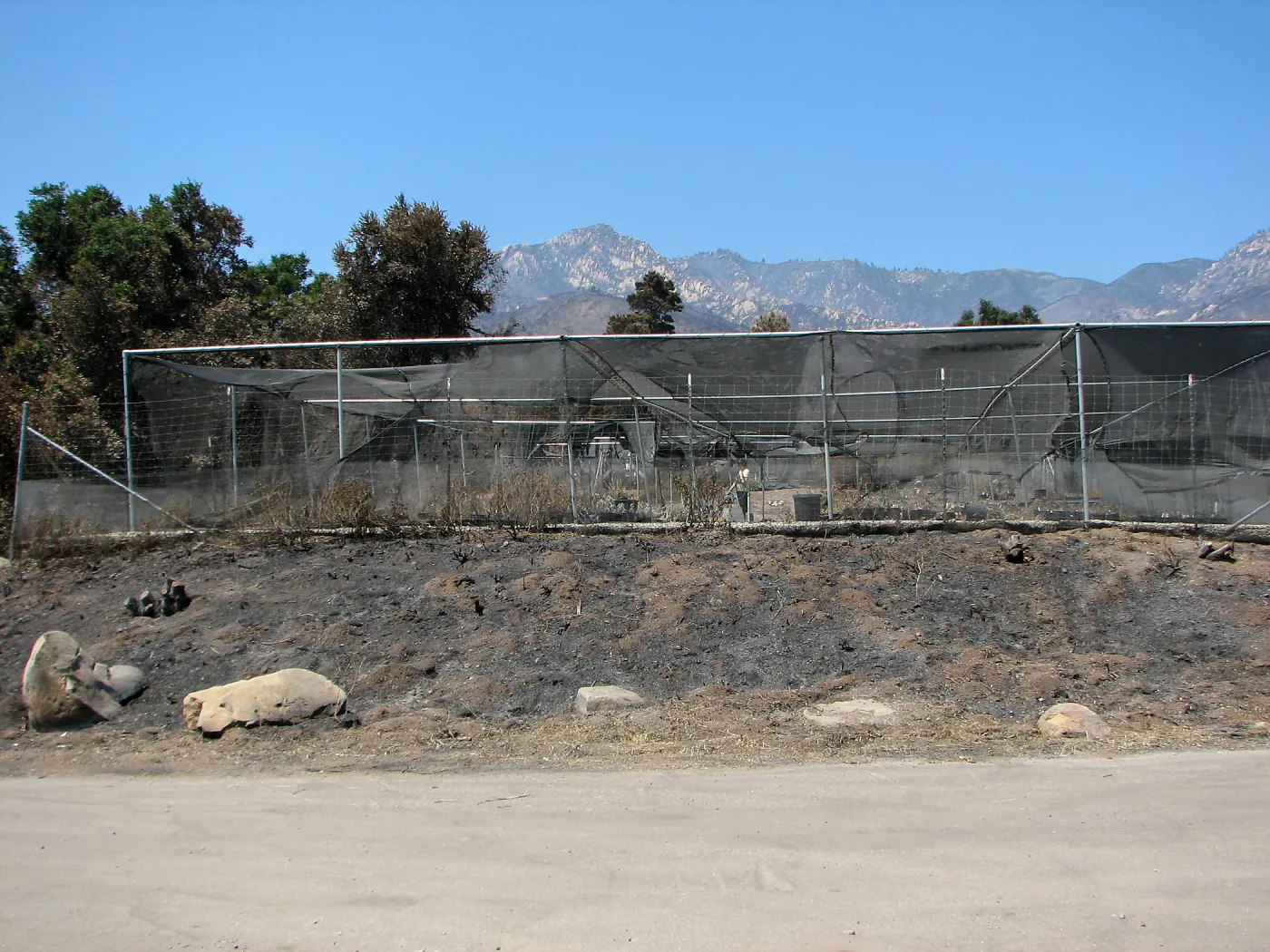 Garden Growers Canyard after Jesusita Fire