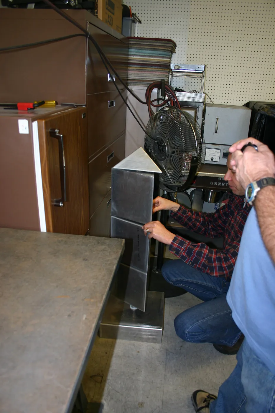 Foodweb display fabrication at Machine Arts