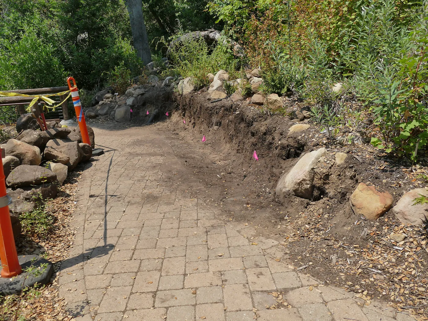 Campbell Trail widening at Campbell Bridge