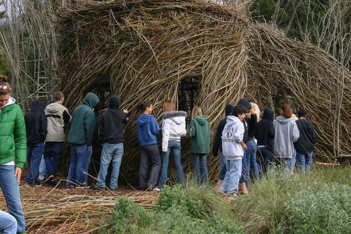 Toad Hall Construction, SBHS class visit