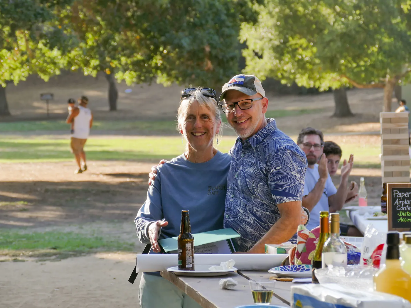 SBBG Staff Picnic 2018, Bonnie Whitney 5-year service award