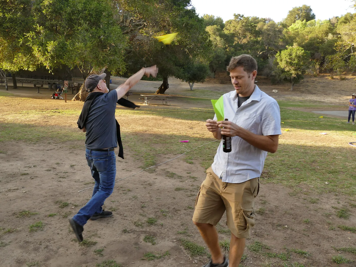 SBBG Staff Picnic 2018, paper airplane contest