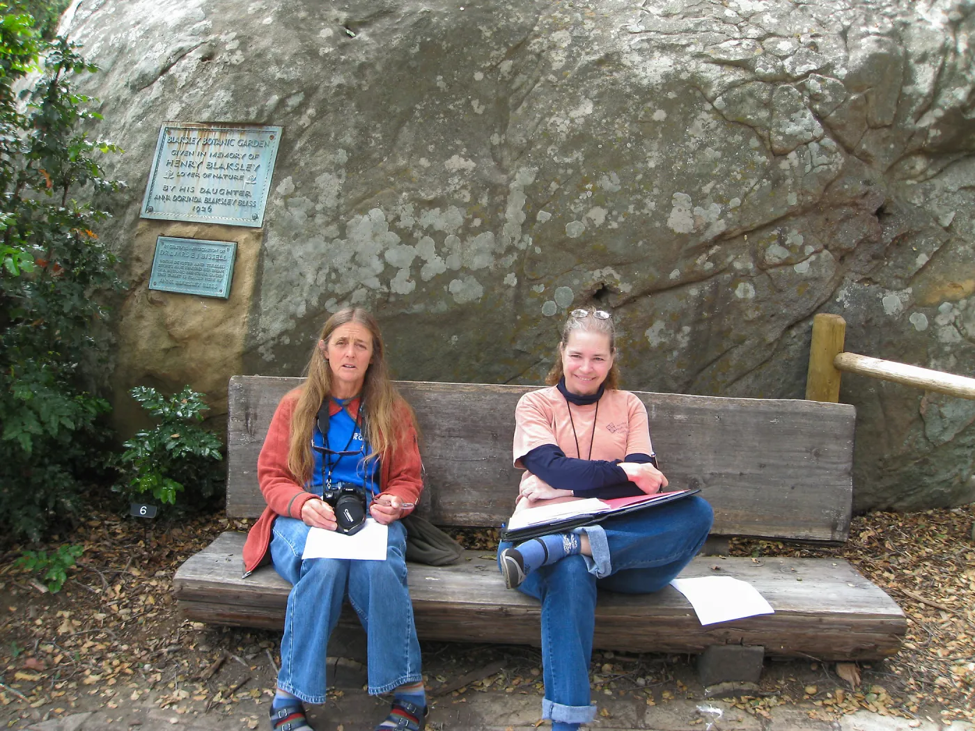 Sally Isaacson and Joan Evans