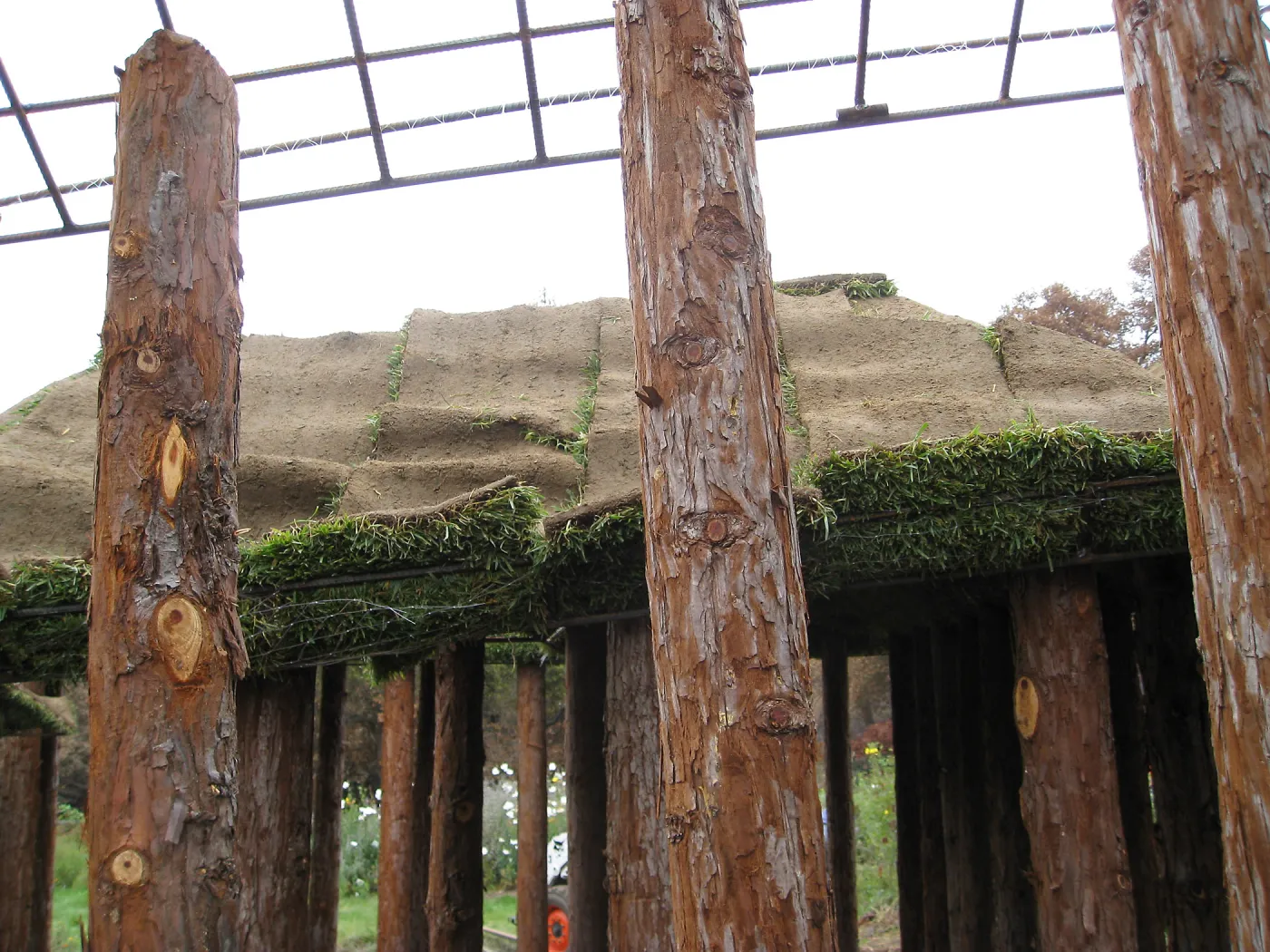 Construction of Herb Parker's â€˜Haven' labyrinth