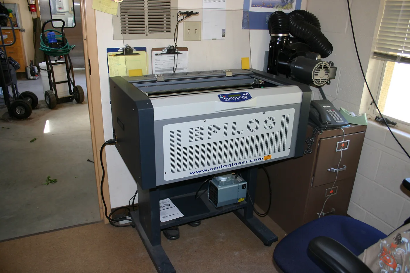 New laser engraver at Horticulture Unit