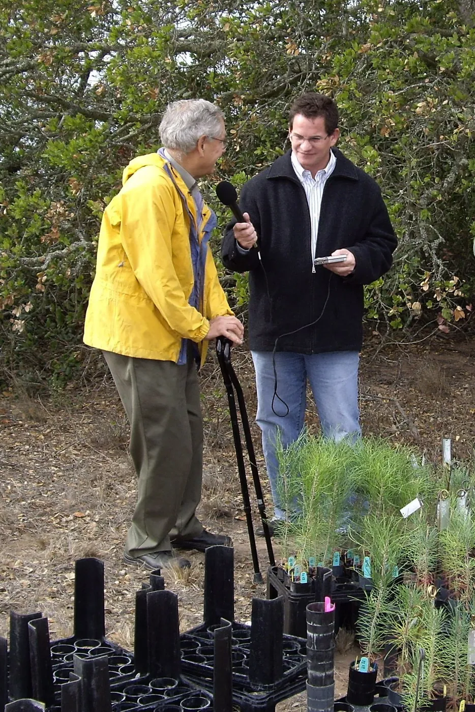 Torrey Pines for Tomorrow Restoration Project Dedication, Bob Haller being interviewed