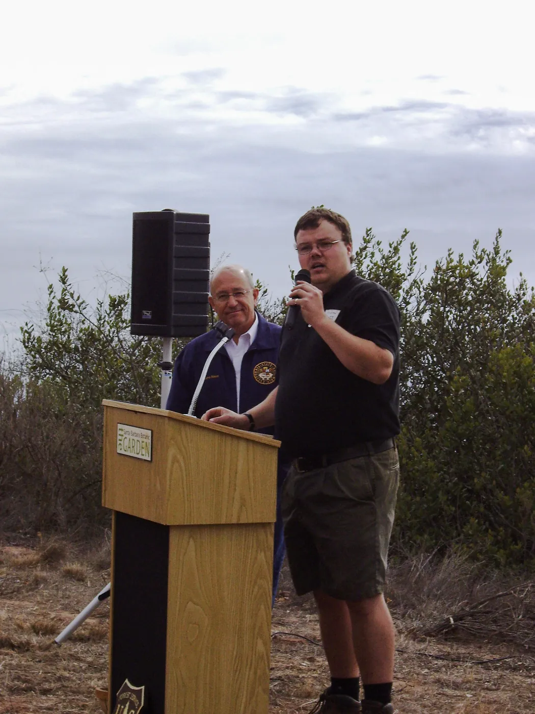 Torrey Pines for Tomorrow Restoration Project Dedication, Pedro Nava and Andrew Wyatt