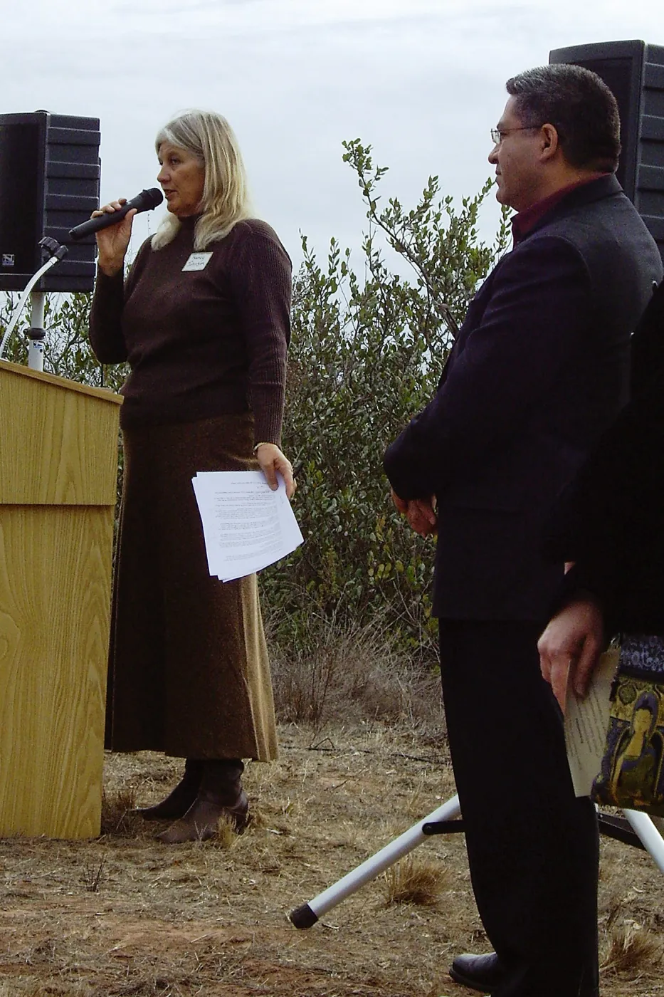 Torrey Pines for Tomorrow Restoration Project Dedication, Nancy Johnson and Salud Carbajal