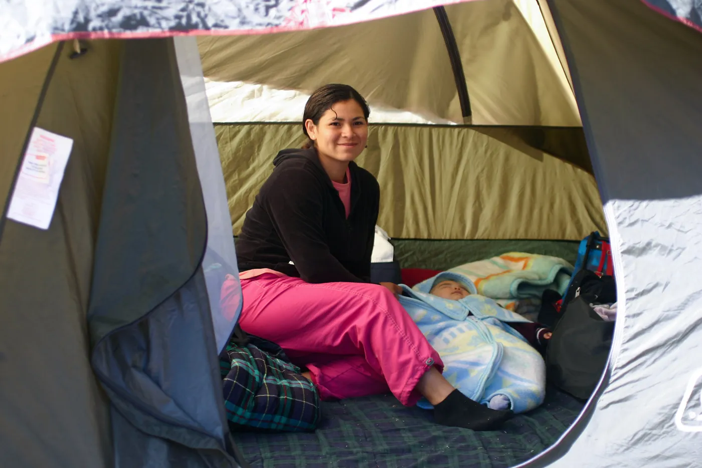 FamCamp 2005, Mom & baby