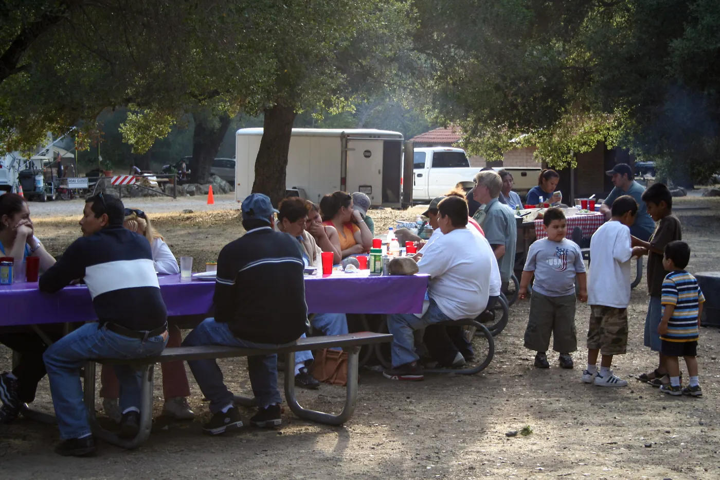 FamCamp 2007, dinner