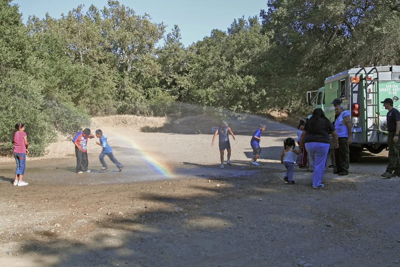 FamCamp 2008, Rainbow in spray