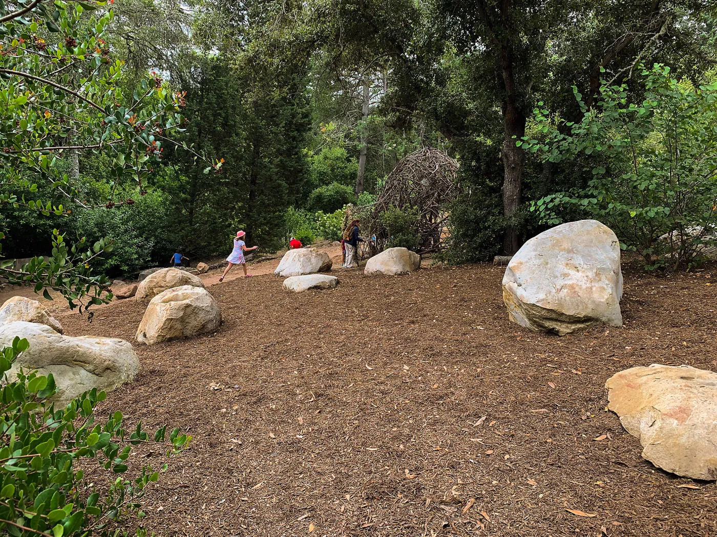 Visitors at the â€œWoodrat Houseâ€ Garden Casita