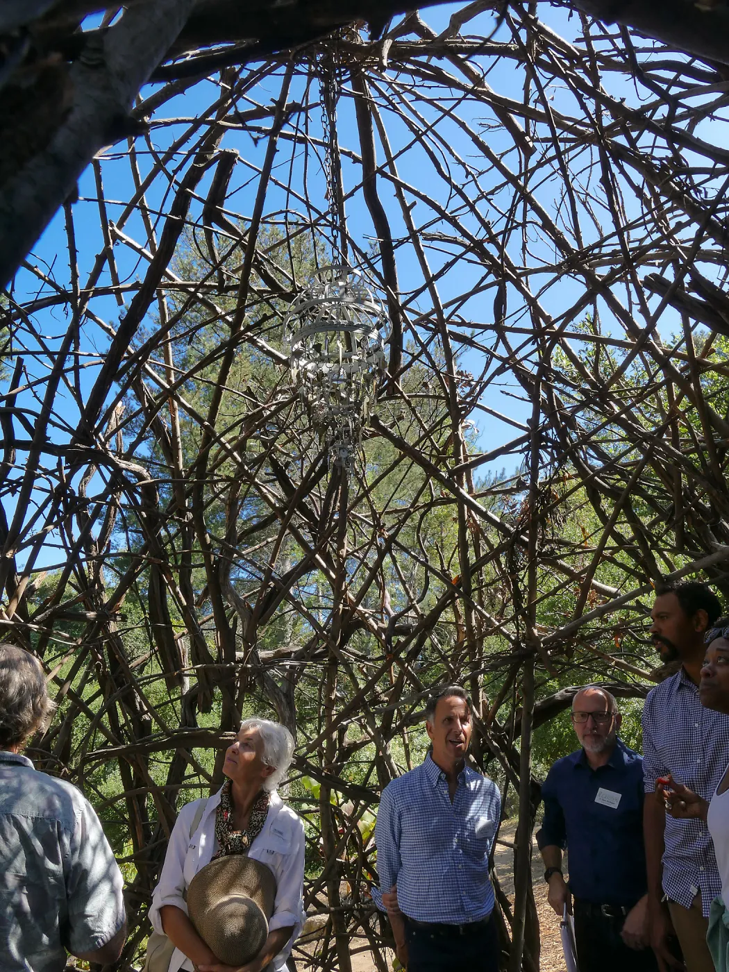 Garden's Board of Trustees visit the Garden Casitas