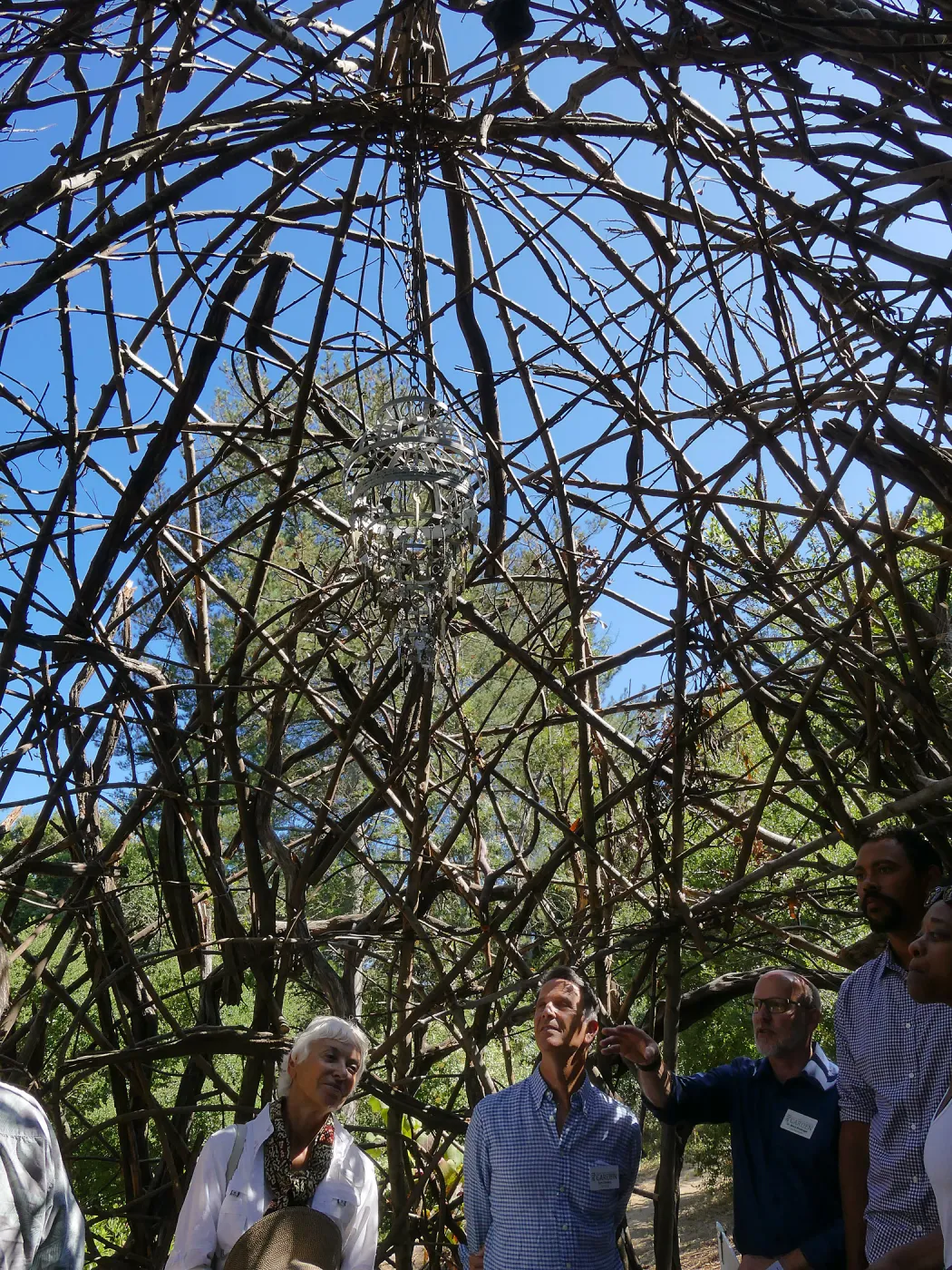 Garden's Board of Trustees visit the Garden Casitas