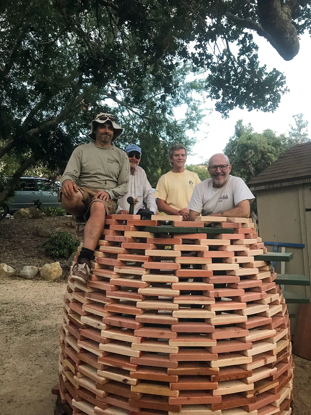 â€˜The Hives' casitas volunteer construction team