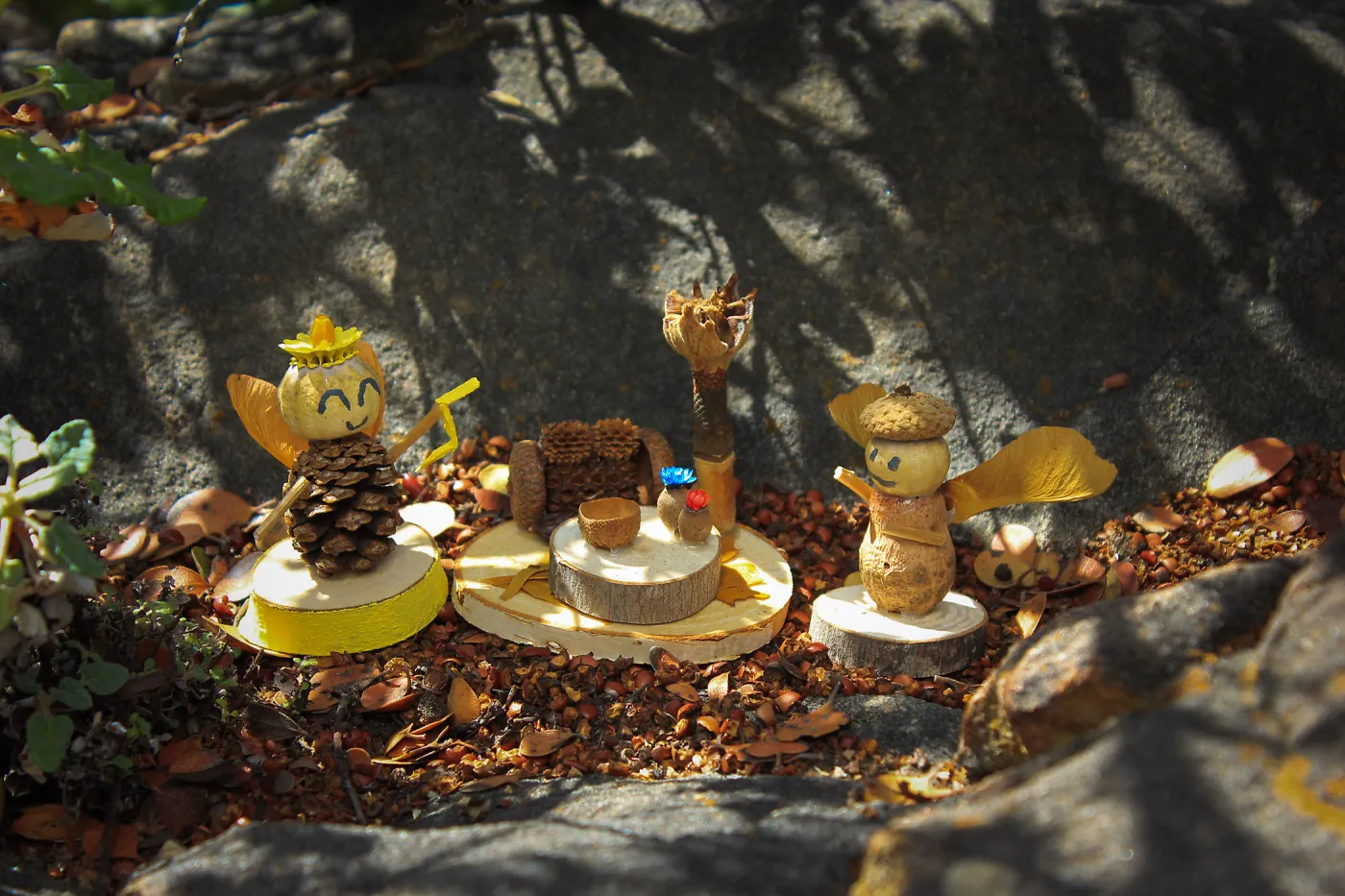 Fairy Homes and Nature Crafts class samples