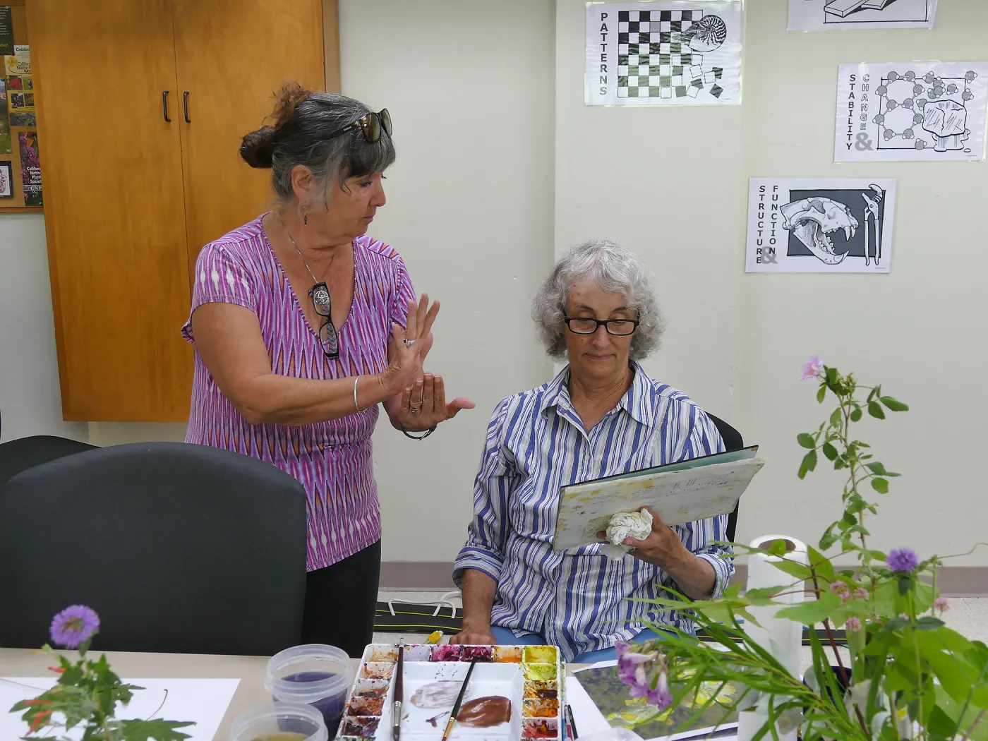 â€œPainting the Nativesâ€ watercolor class taught by Deborah Dal Zuffo