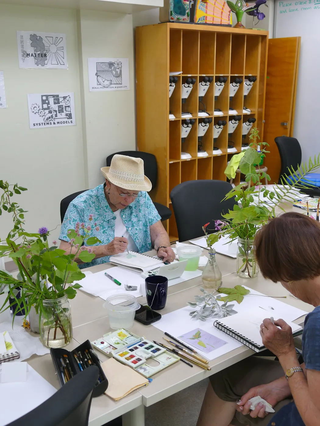 â€œPainting the Nativesâ€ watercolor class taught by Deborah Dal Zuffo