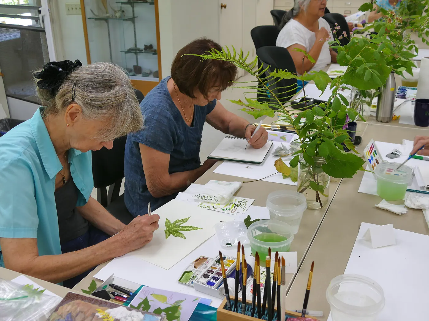 â€œPainting the Nativesâ€ watercolor class taught by Deborah Dal Zuffo