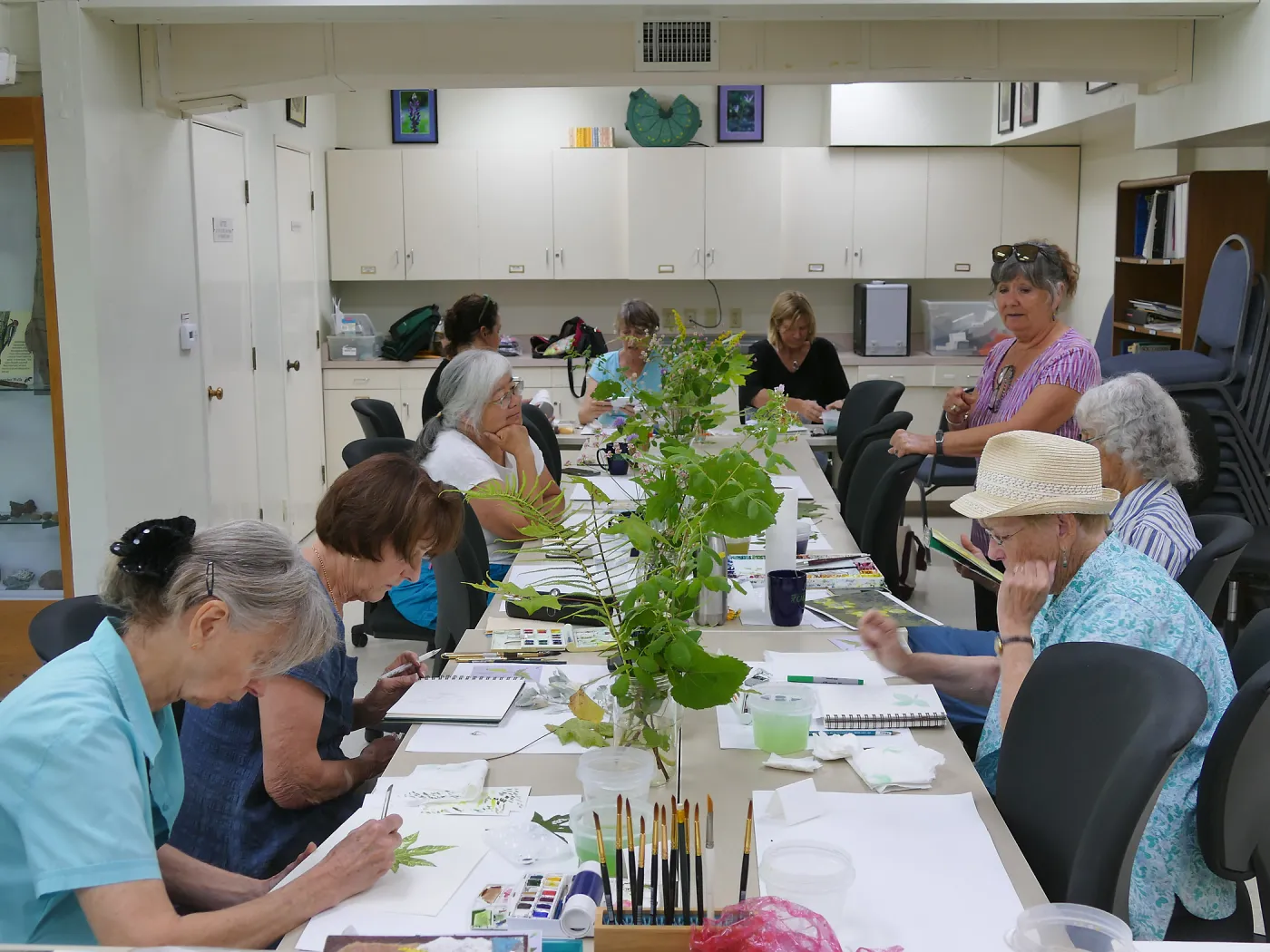 â€œPainting the Nativesâ€ watercolor class taught by Deborah Dal Zuffo