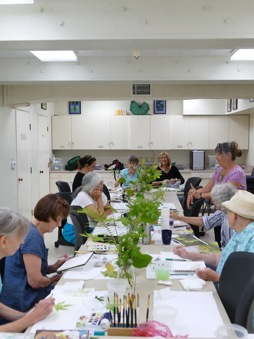â€œPainting the Nativesâ€ watercolor class taught by Deborah Dal Zuffo