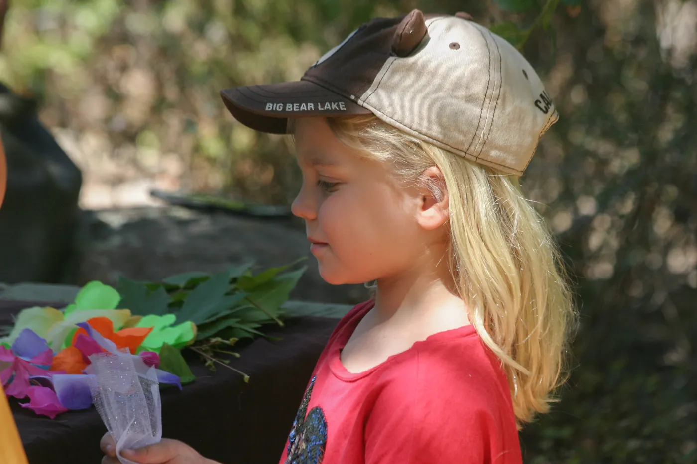 Fairy Homes & Nature Crafts Workshop, making fairy wings