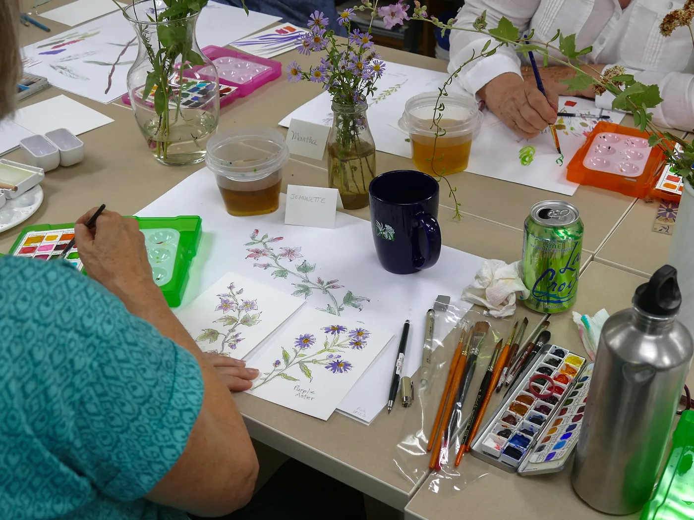 â€œPainting the Nativesâ€Â class with Deborah Dal Zuffo