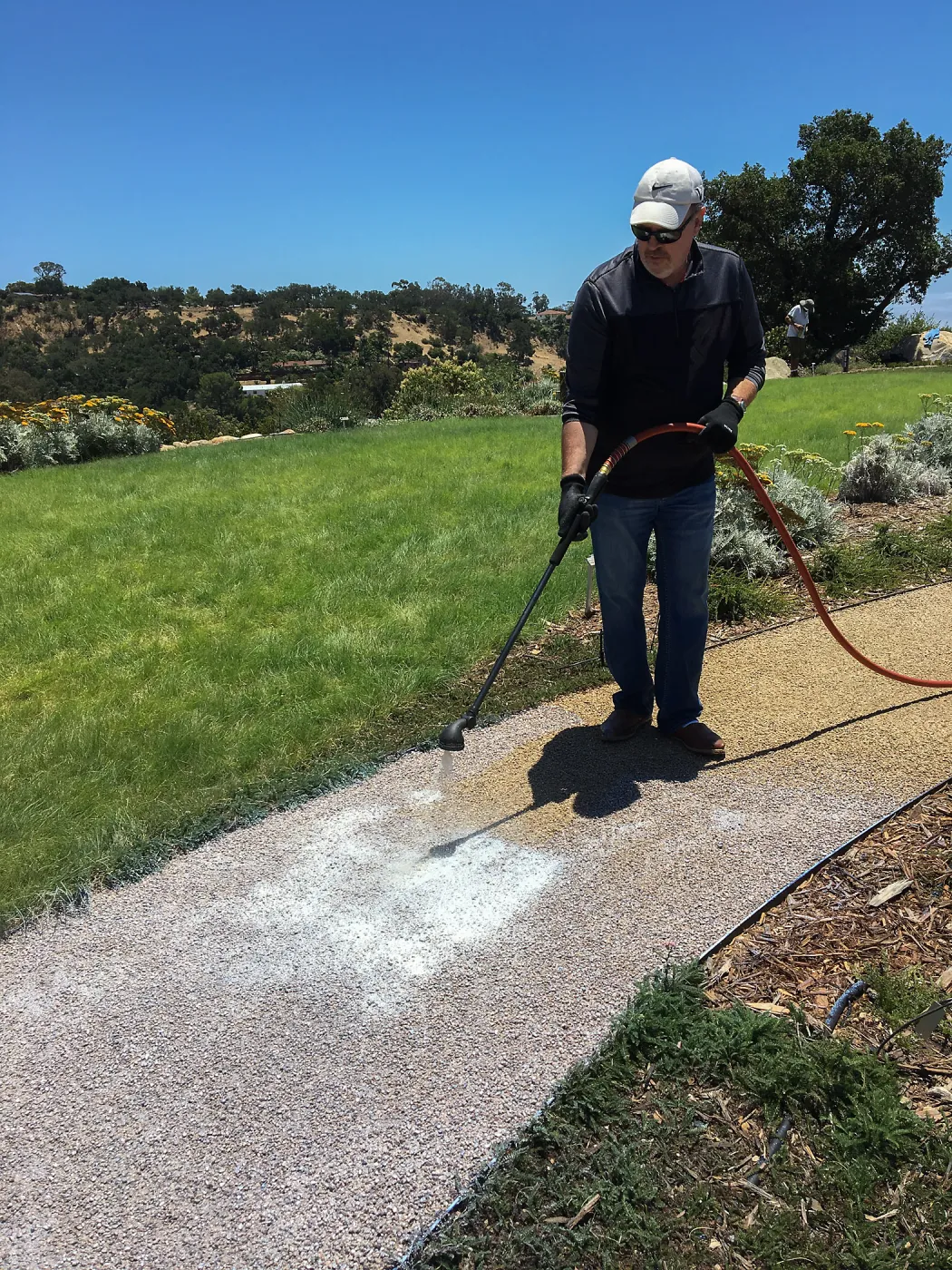 Applying EcoPave at PCC