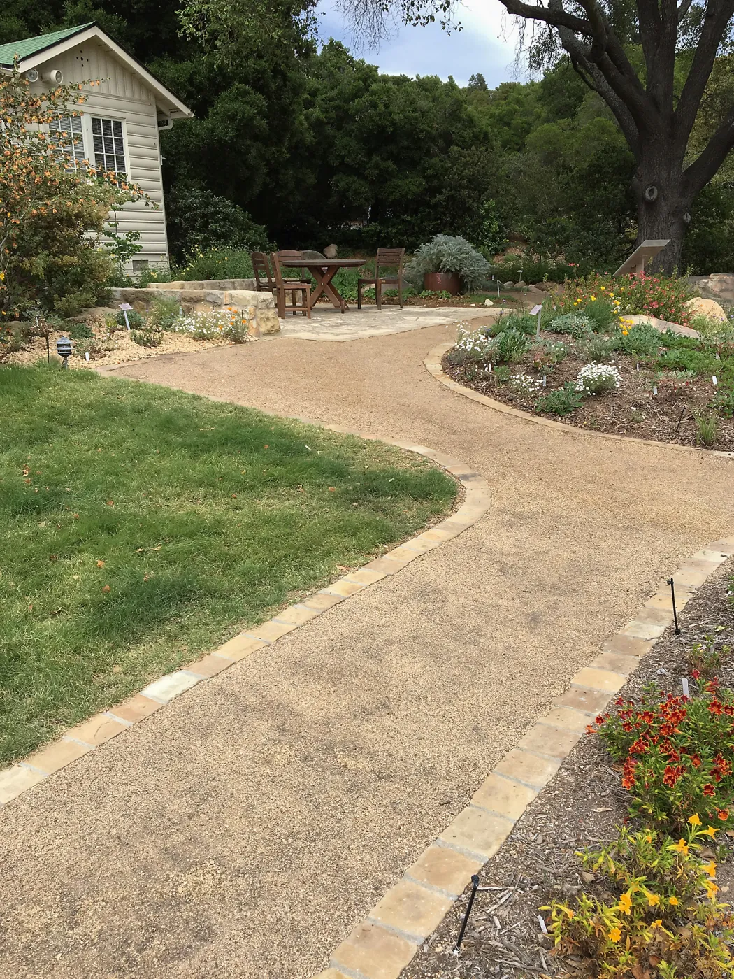 Water Wise Home Demonstration Garden, Eco-Pave path
