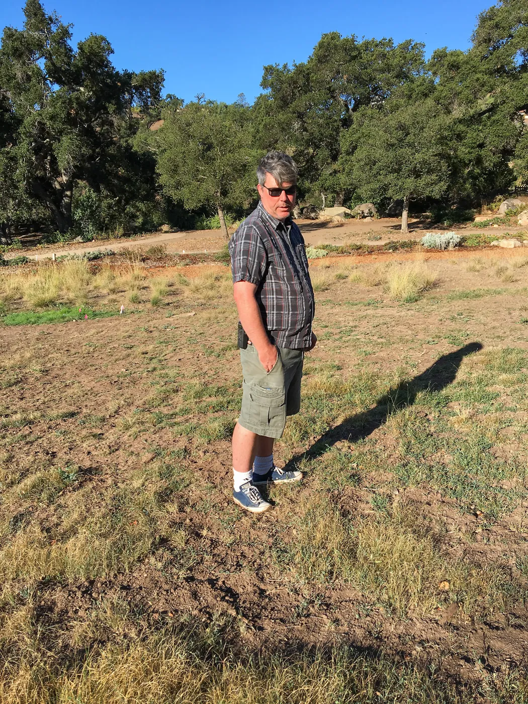 Meadow in progress with Bruce Reed