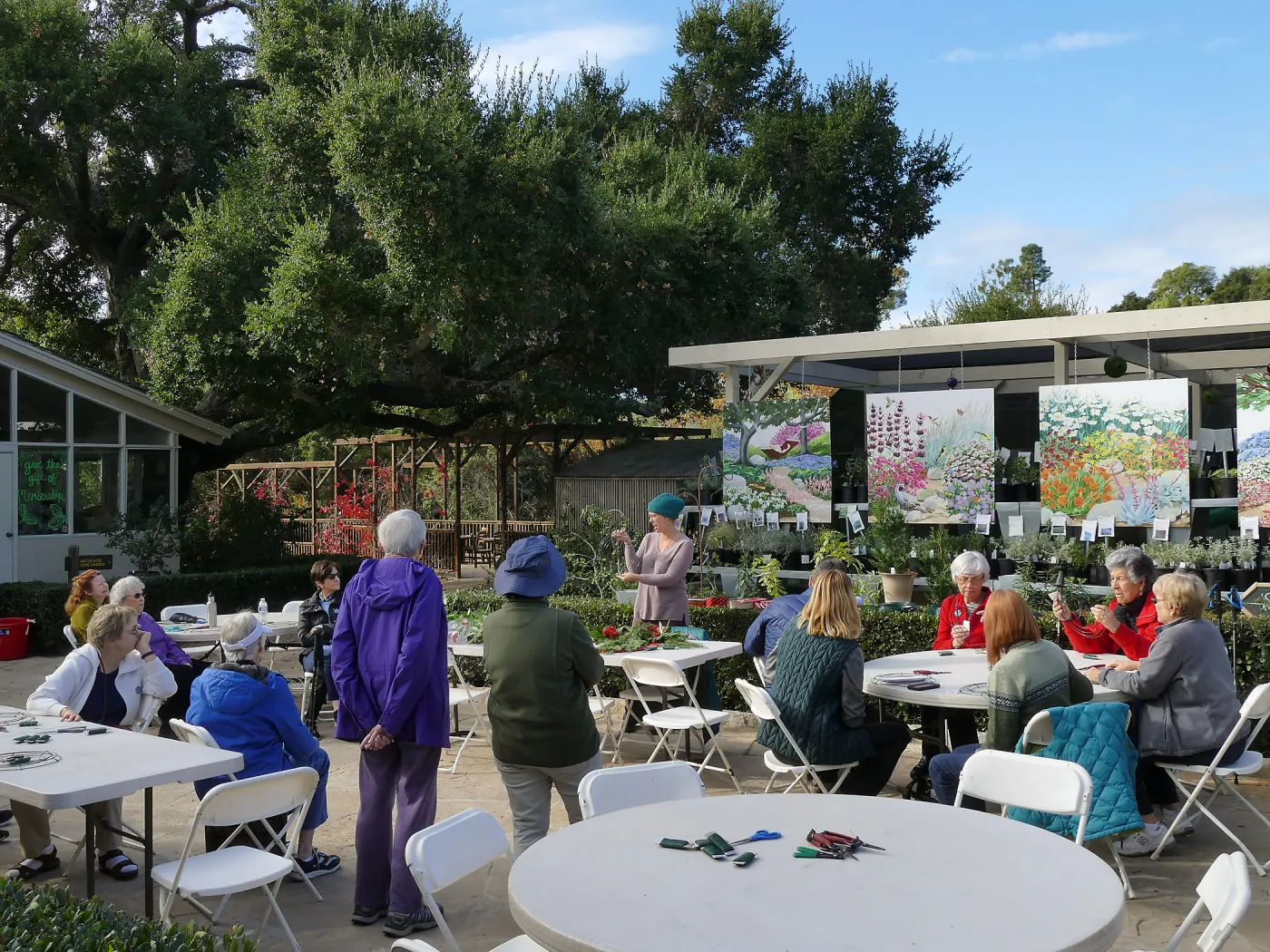 Free Senior Day, Wreathmaking Class