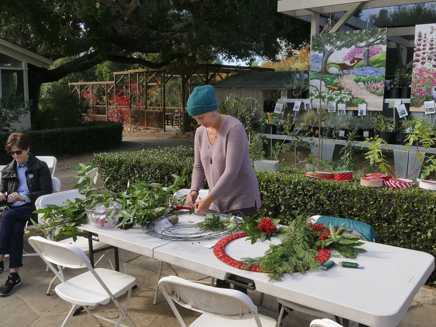 Free Senior Day, Wreathmaking Class