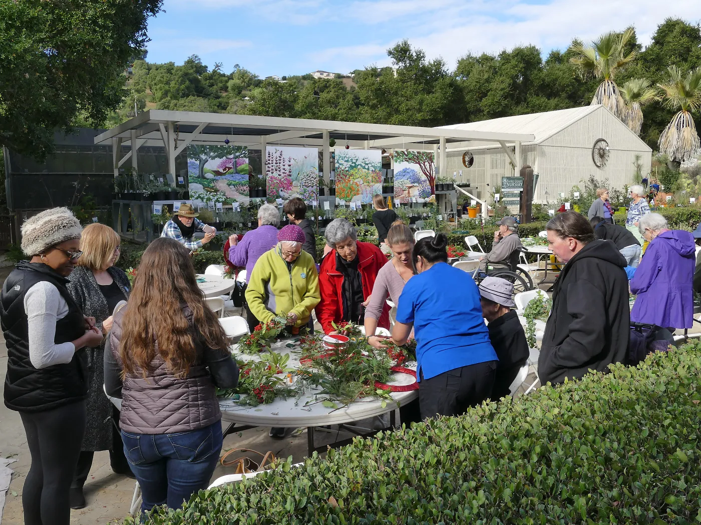 Free Senior Day, Wreathmaking Class