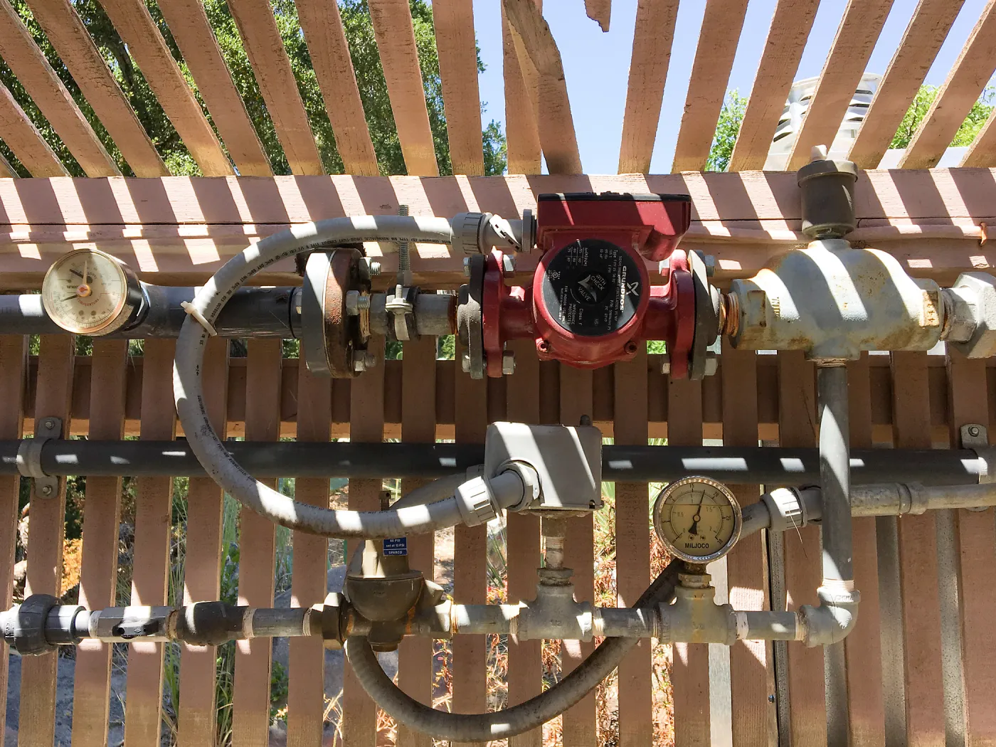 Repair of Garden Growers Lath House, bed heater system