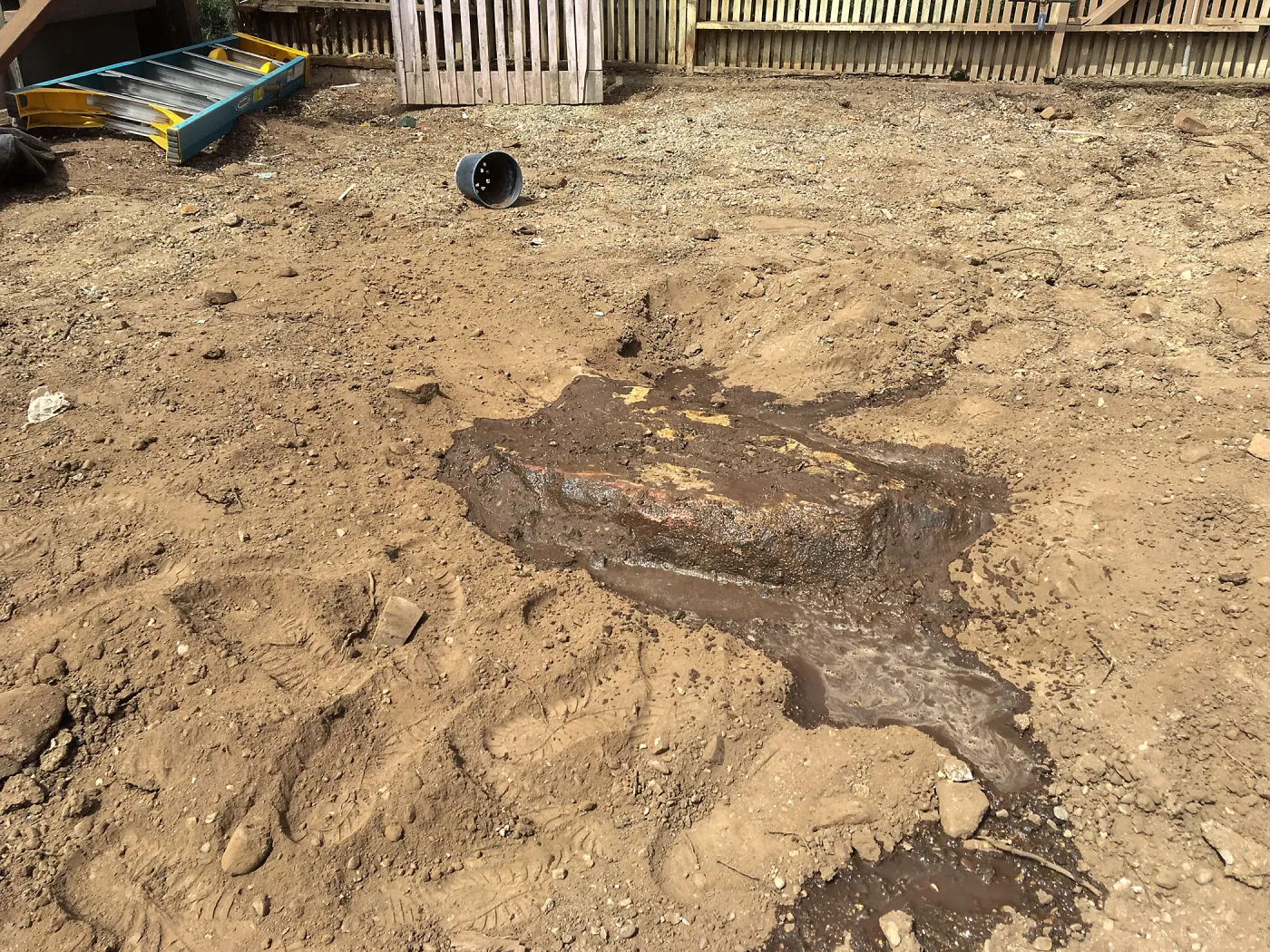 Repair of Garden Growers Lath House. Boulders to remove