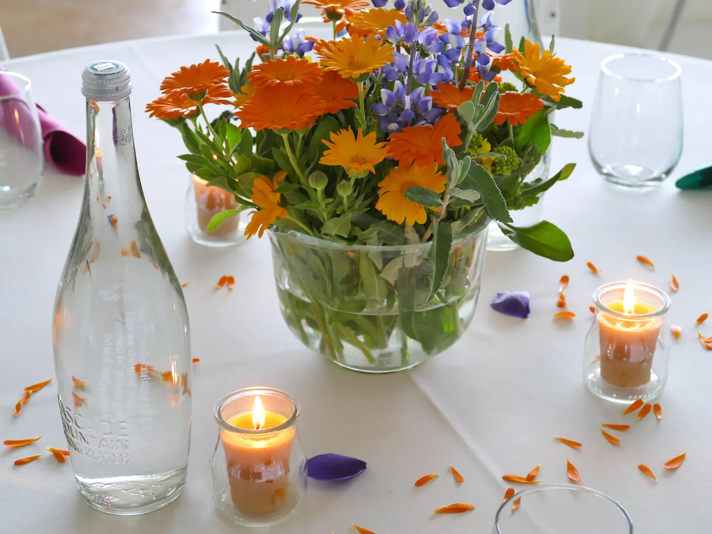 Private event setup in the Pritzlaff Conservation Center Gallery
