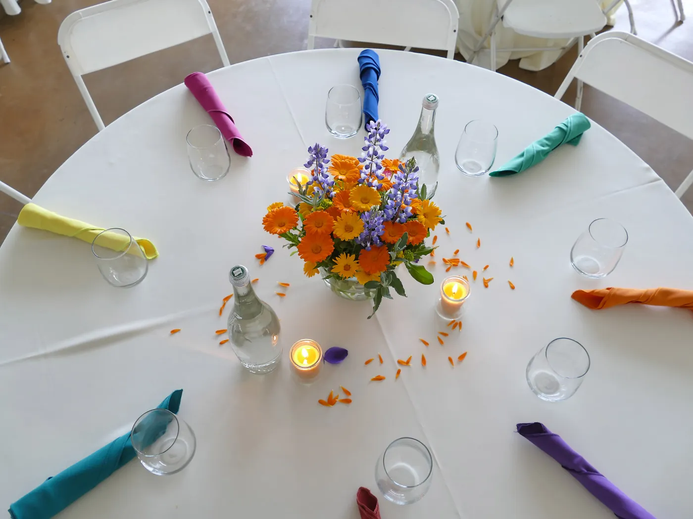 Private event setup in the Pritzlaff Conservation Center Gallery