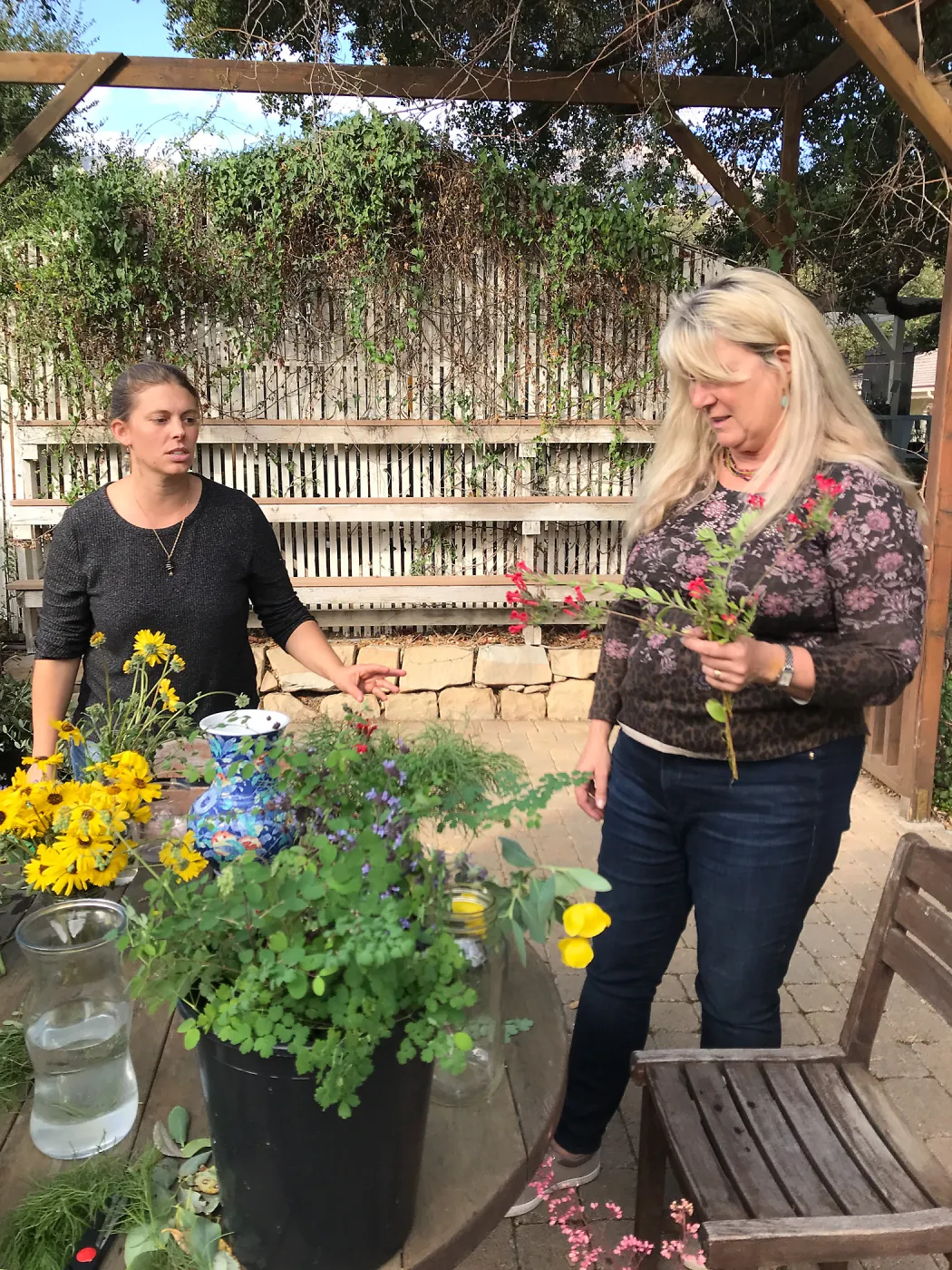 Bringing the Wild Inside floral arrangement workshop with Heather Wehnau-Federlein